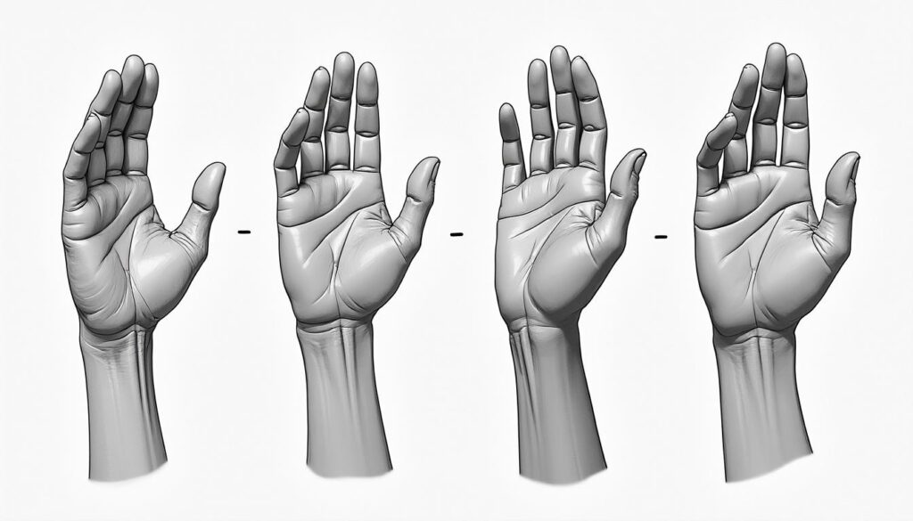 apprenez à dessiner des mains réalistes facilement grâce à notre guide étape par étape, adapté aux débutants et aux artistes confirmés.