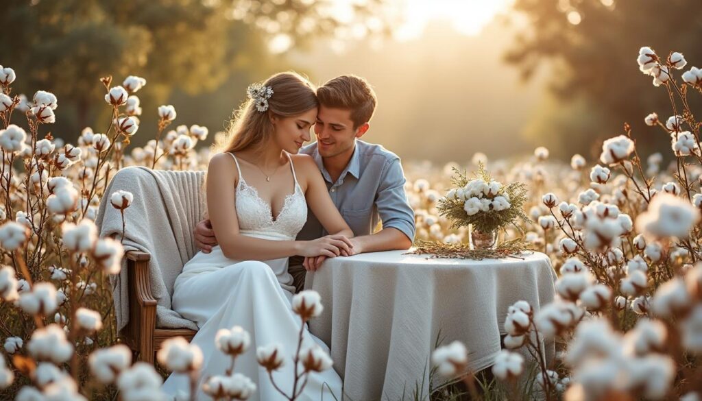 découvrez la signification des noces de coton et célébrez cette étape importante du mariage avec des idées et conseils.