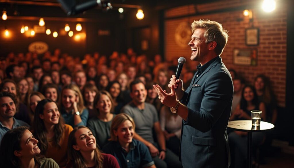 découvrez les secrets pour devenir un humoriste blond incontournable et captiver votre public avec charme et humour unique.