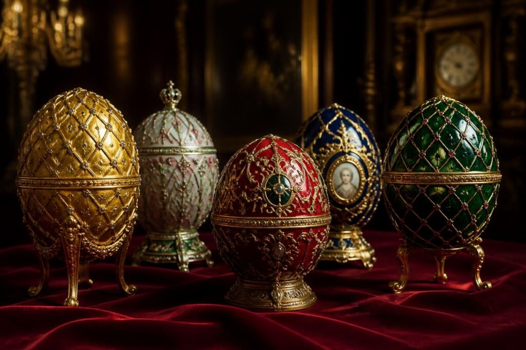 découvrez l'histoire fascinante des œufs fabergé, leurs prix exceptionnels et les mystères entourant les pièces disparues de cette collection légendaire.