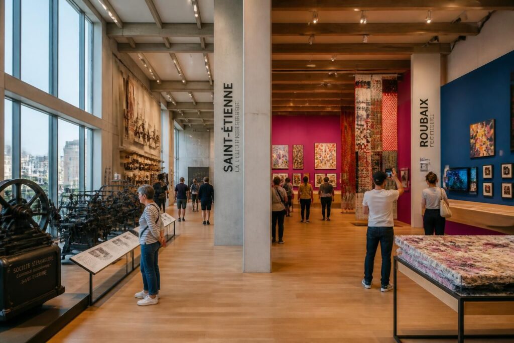 découvrez le musée d’art et d’industrie de saint-étienne et roubaix : visites guidées, expositions permanentes et temporaires autour de l’art industriel et du design.
