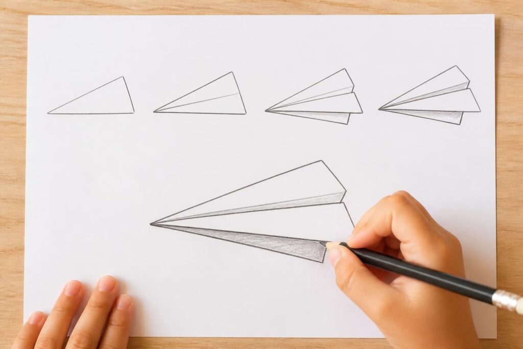 apprenez à dessiner un avion facilement grâce à ce guide pas à pas spécialement conçu pour les débutants et les enfants. suivez nos instructions simples pour réussir votre dessin rapidement.