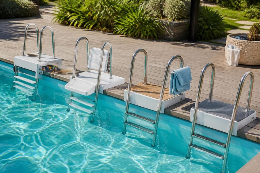 découvrez comment choisir la meilleure plateforme multifonction pour votre échelle de piscine, alliant sécurité, praticité et confort d’utilisation.