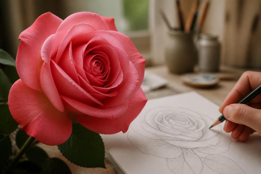 découvrez comment dessiner une rose facilement grâce à nos conseils pour créer une fleur réaliste et élégante, adaptée à tous les niveaux.