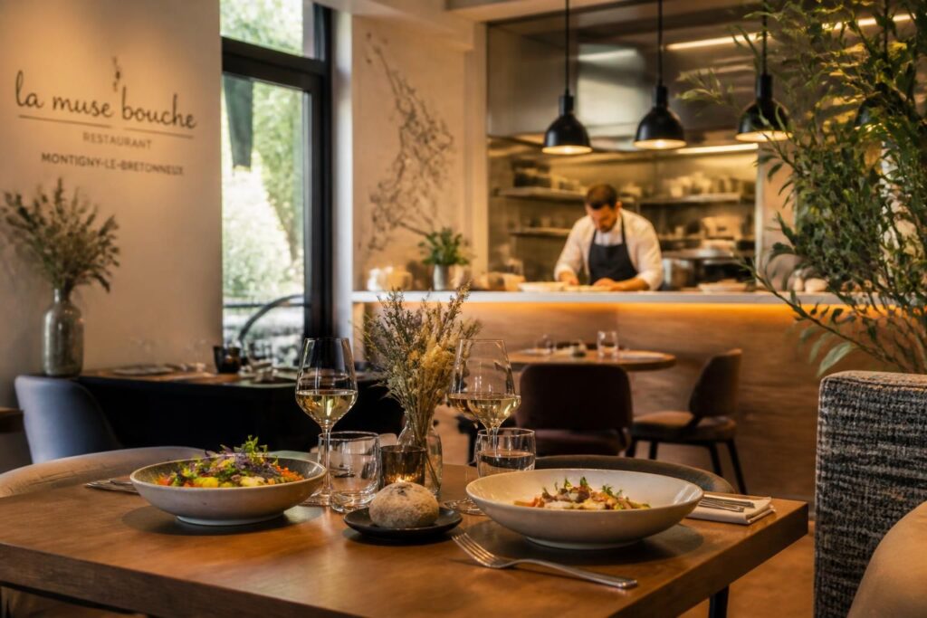 découvrez la muse bouche à montigny-le-bretonneux, un lieu convivial où savourer un menu original et raffiné. parfait pour une expérience culinaire unique.