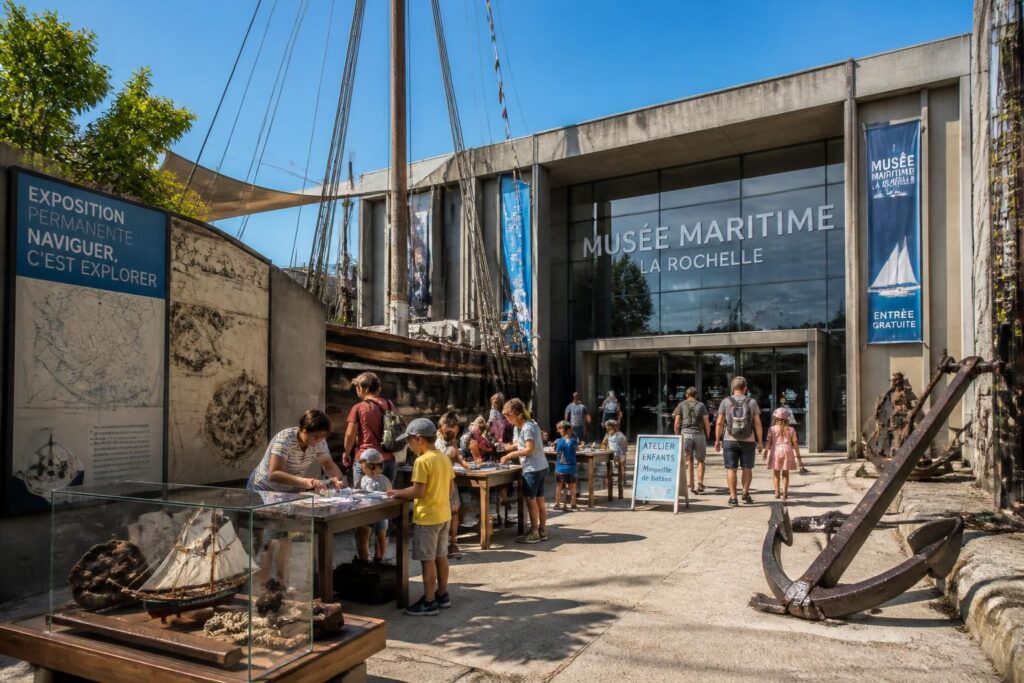 découvrez le musée de la rochelle : entrée gratuite, expositions passionnantes sur le thème maritime et activités ludiques pour enfants, idéale pour toute la famille.